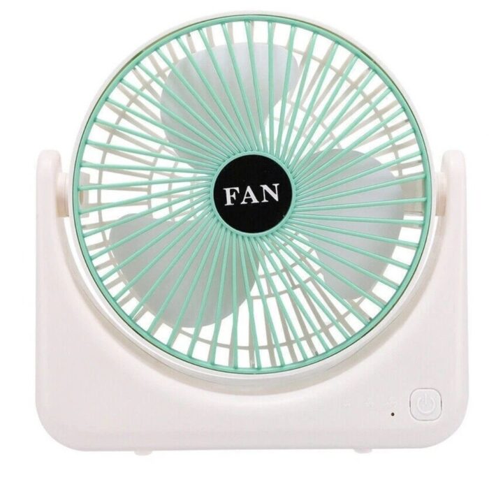 Ventilator portabil cu 3 trepte de viteza si baterie reincarcabila – design compact si silentios