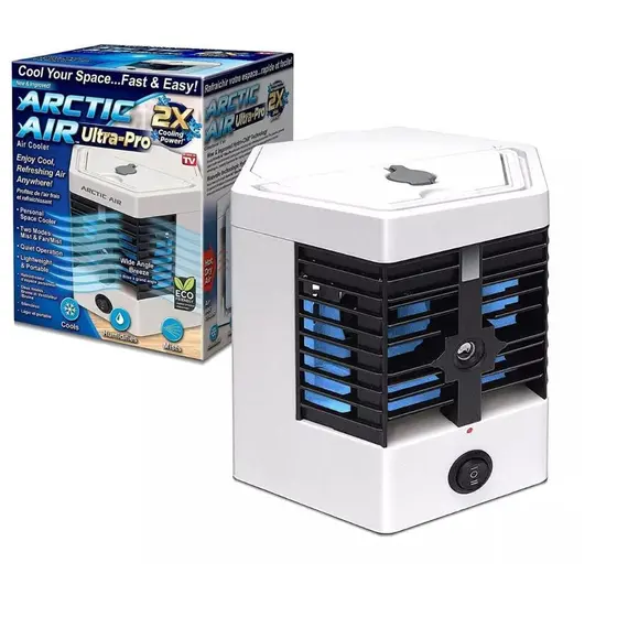 Mini Aparat de aer conditionat, ARCTIC AIR Ultra Pro, Alimentare USB, Alb