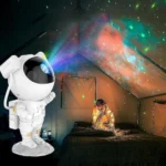 Astronaut proiector LED si laser cu proiectie stele, RGB , telecomanda