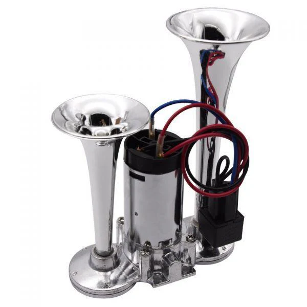 Claxon cu compresor, 2 goarne, 12V- merimag.ro