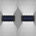 Set 4 x Lampa solara ,pentru perete,12 led-uri