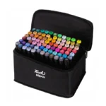 Set 80 markere multicolore cu 2 capete