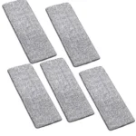 Set 5 x rezerva de mop plat cu 2 cuve, microfibra, putere mare de absorbtie